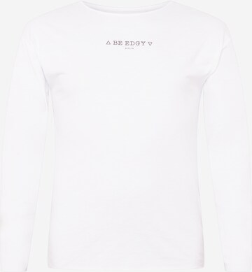 BE EDGY T-shirt 'Fynch' i vit: framsida