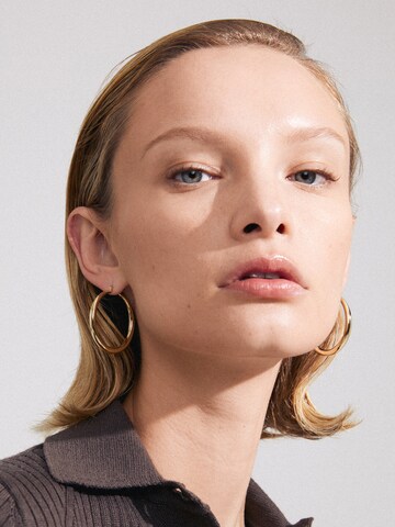 Pilgrim - Pendientes 'Priya' en oro: frente