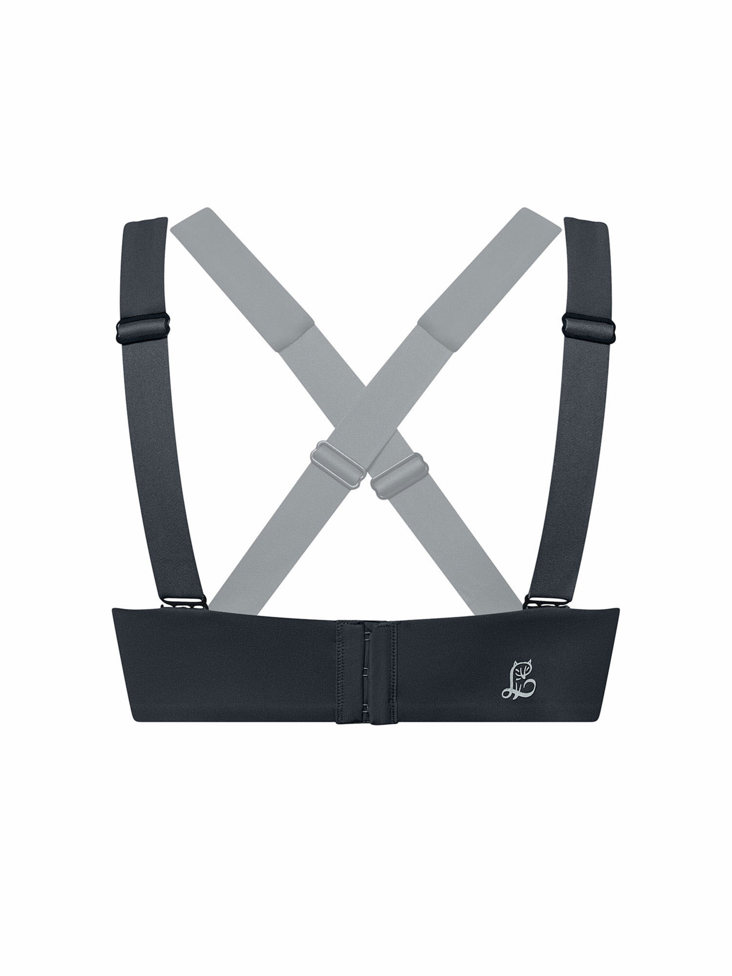 Lisca Bralette Bra 'Free Move' in Grey