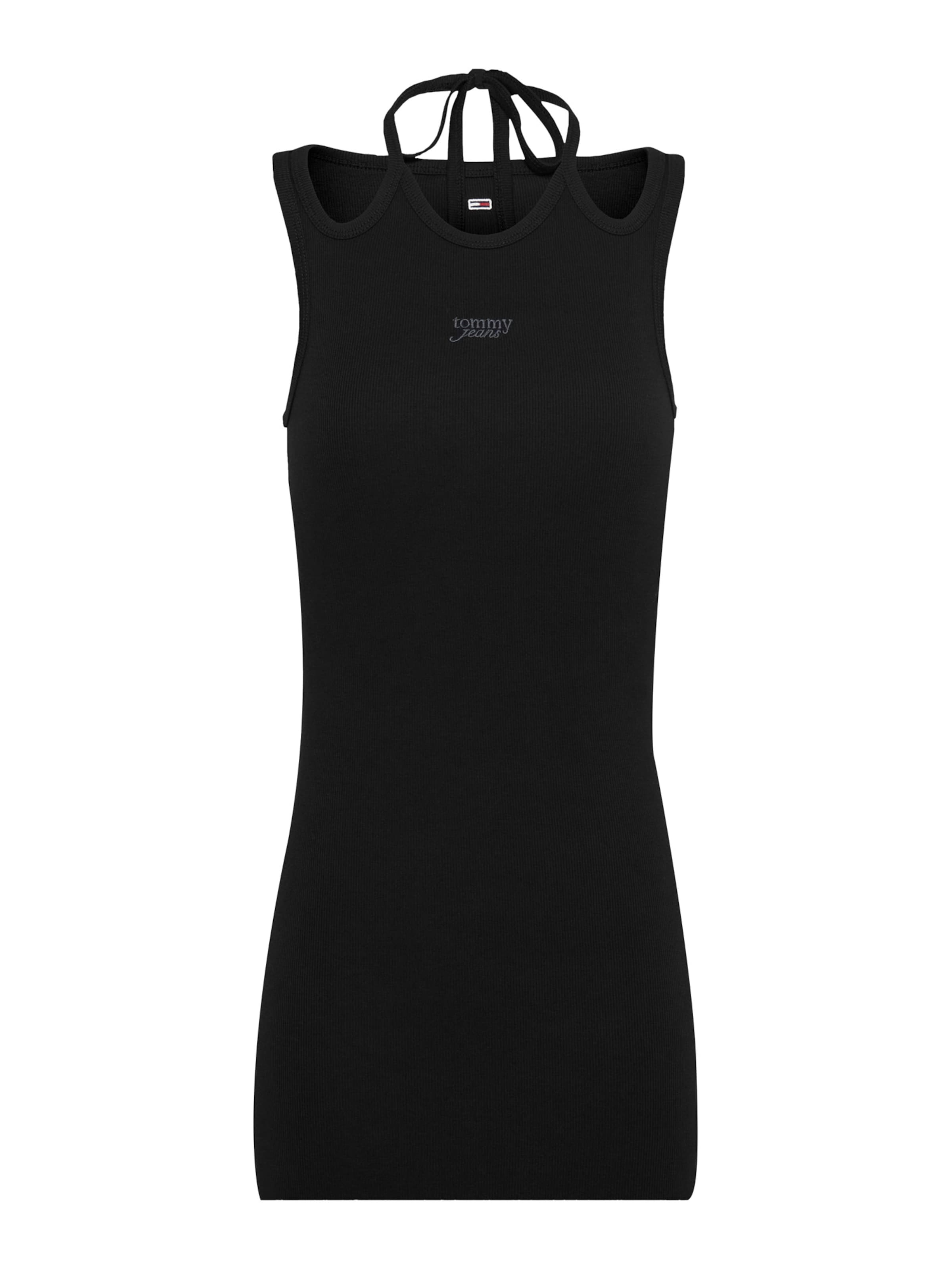 Tommy Jeans Φόρεμα σε μαύρο: μπροστά
