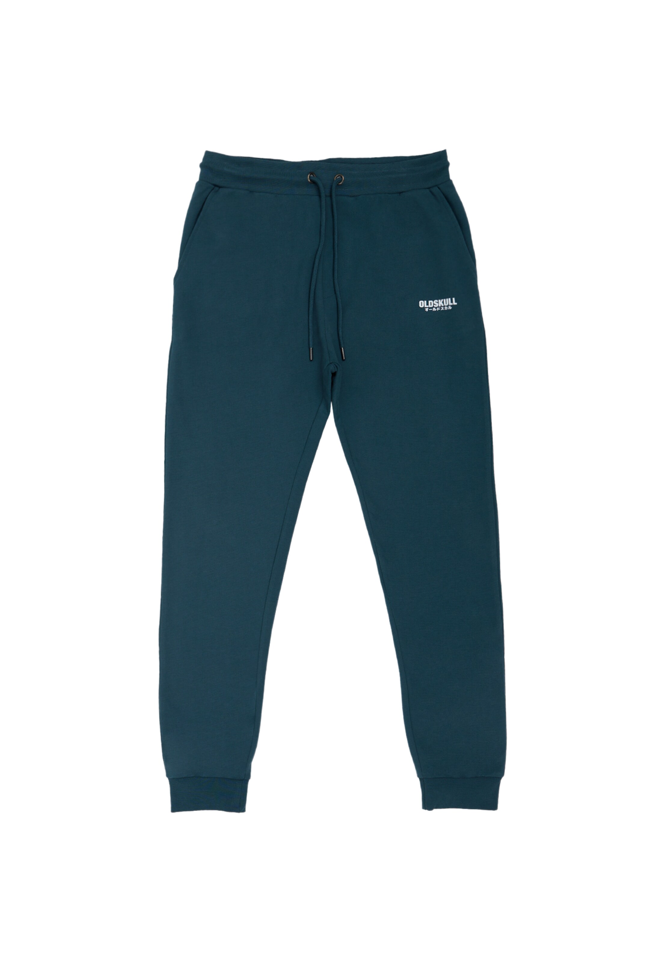 Oldskull Pants 'Basic Osk' in Green: front