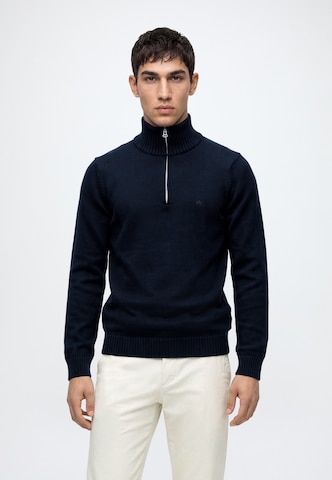 Pullover 'Caelson' di Kronstadt in blu: frontale