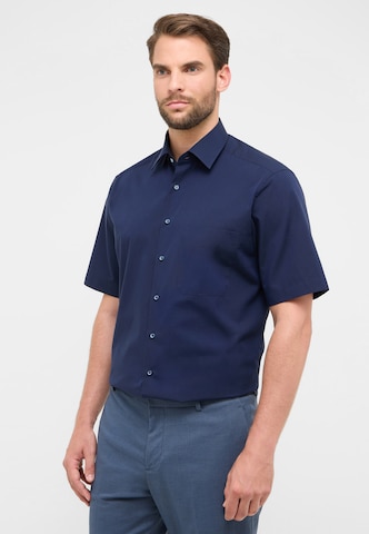 ETERNA Comfort Fit Hemd in Blau: Vorderseite