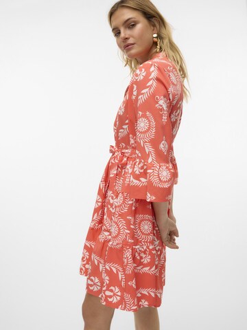 VERO MODA Shirt dress 'ZERA' in Orange