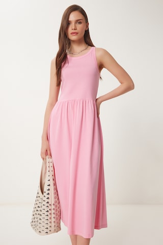 Happiness İstanbul Summer dress in Pink: front