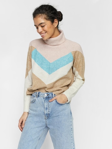 VERO MODA - Pullover 'Doffy' em castanho: frente