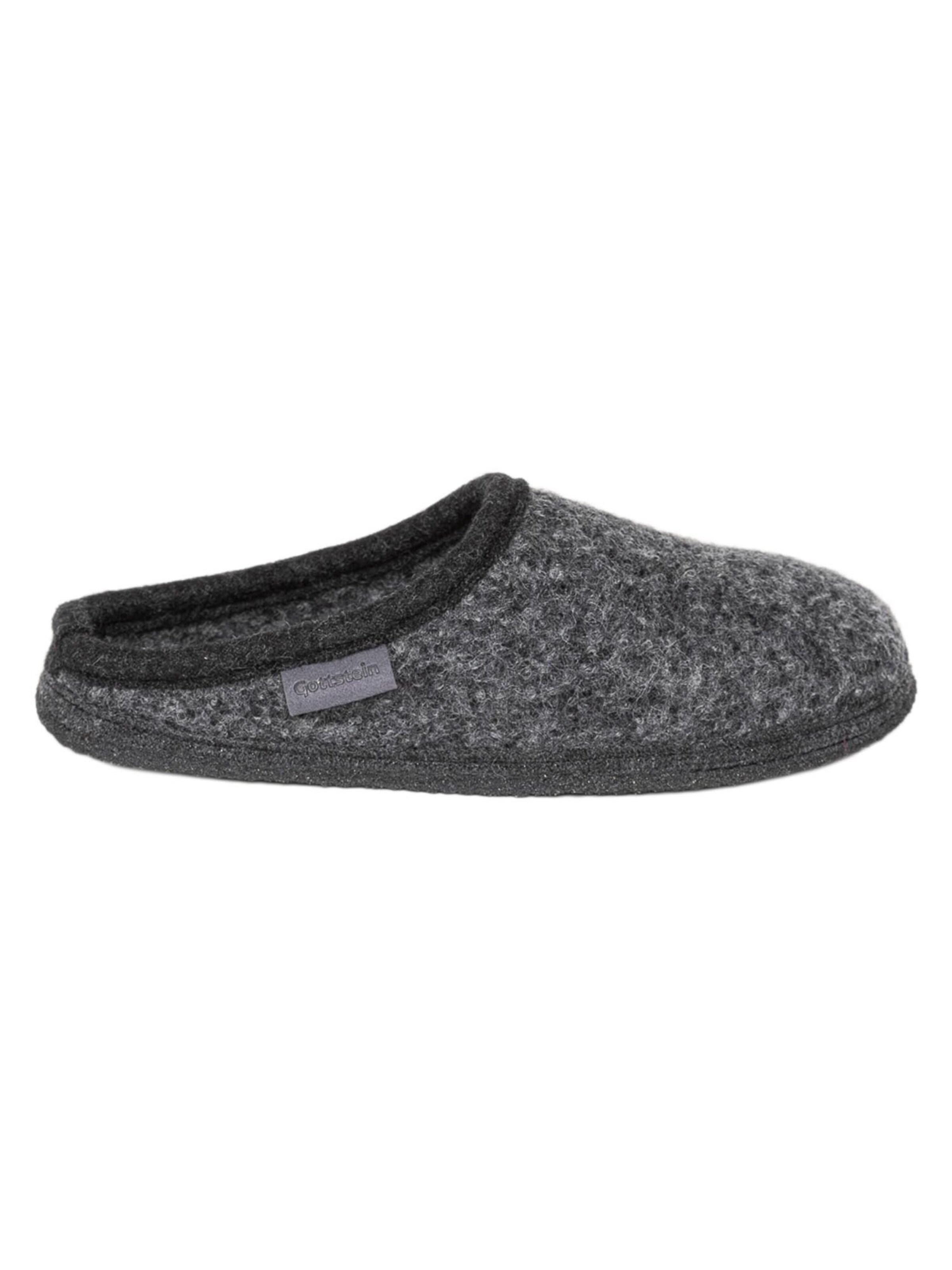 Gottstein Slippers 'Wool Venture' in Grey