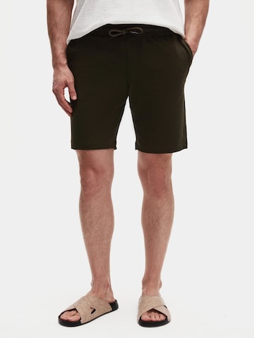 D’S Damat Regular Broek in Groen: voorkant