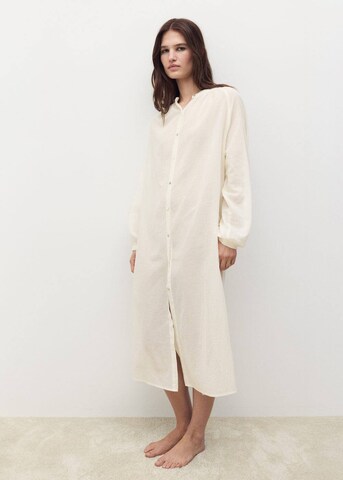 MANGO Nachthemd 'Camelial' in Beige: Vorderseite