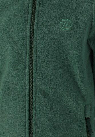ZigZag Athletic Fleece Jacket 'Zap' in Green