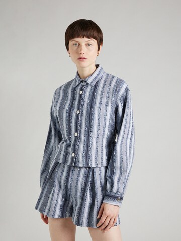 IRO Blouse 'CAMPA' in Blauw: voorkant