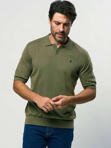 MCS Regular fit Button Up Shirt ' MCKarlo ' in Green: front