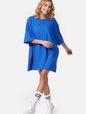 Worldclassca Oversized Shirt in Blue: front