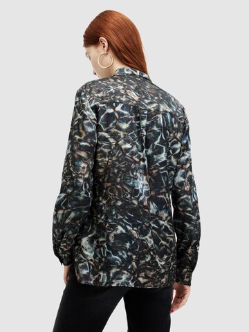 AllSaints Bluse 'TONI CALADESI' (GOTS) in Blau: Rückseite