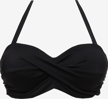 SugarShape Bikinitop  'Monaco' in Schwarz: predná strana