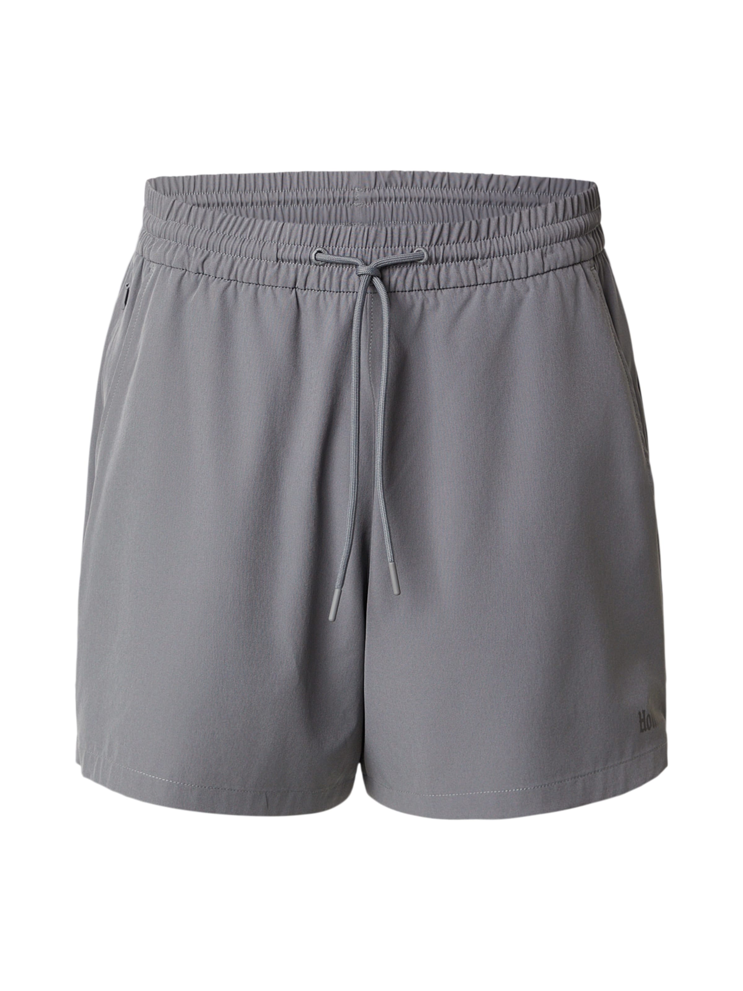 HOLLISTER Avar lõige Püksid, värv hall: eest vaates