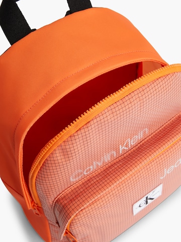 Calvin Klein Jeans Backpack 'Seasonal' in Orange