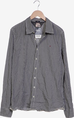 Tommy Jeans Button Up Shirt in XXL in Grey: front