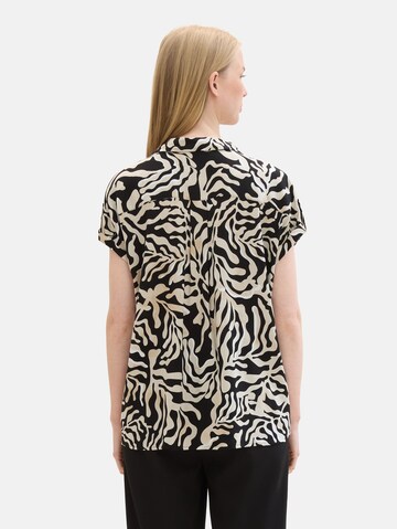 TOM TAILOR Blouse in Zwart