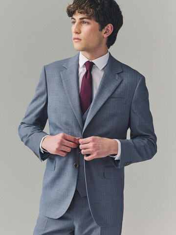 Coupe regular Veste de costume Next en bleu : devant