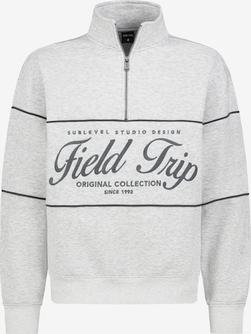Sublevel Sweatshirt in Grau: Vorderseite