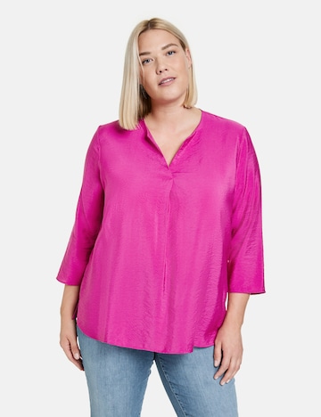 SAMOON Blouse in Roze: voorkant