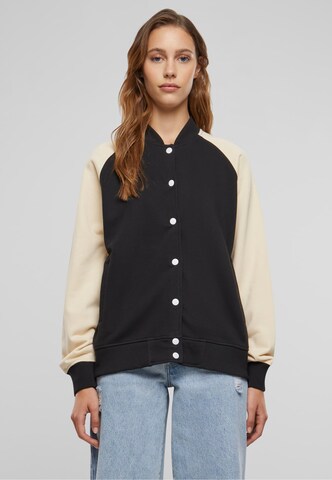 Urban Classics Between-season jacket in Black: front