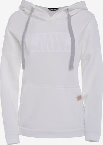 KALITE look Sweatshirt in White: front