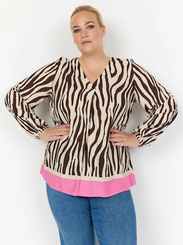 Wasabi Concept Bluse 'Mandie' in Braun: Vorderseite