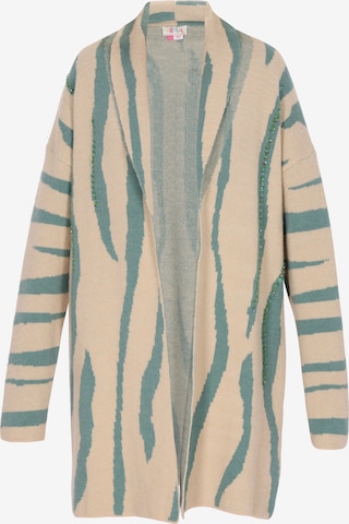 IZIA Knit Cardigan in Beige: front