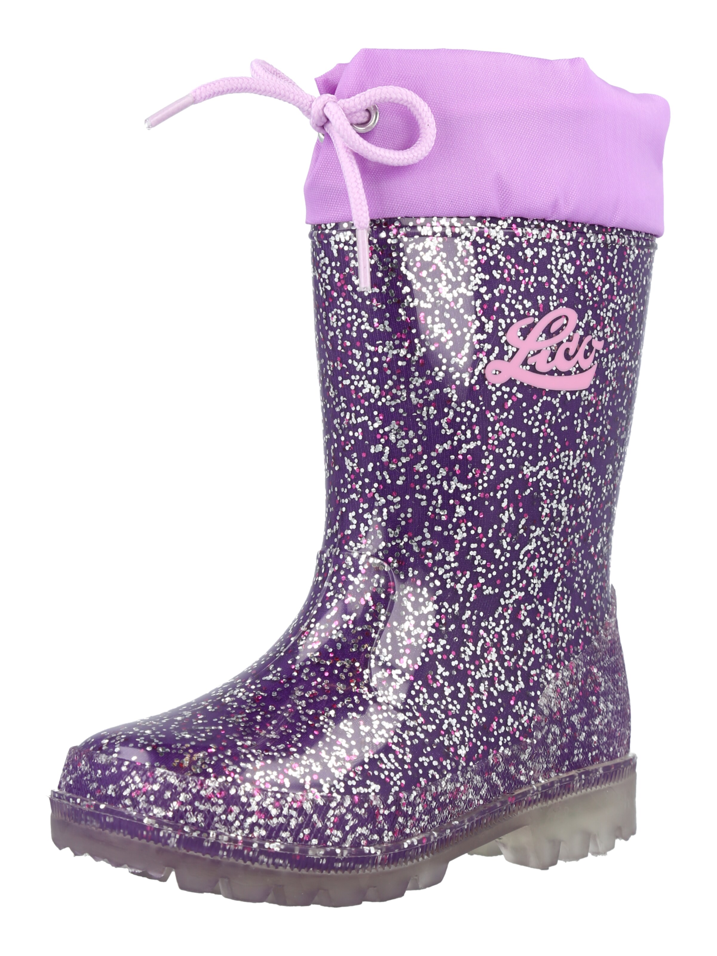 LICO Gummistiefel 'Powerlight' in Lila: Vorderseite