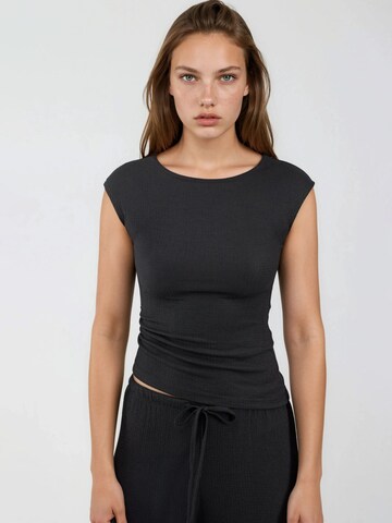 Busem - Camisa em preto: frente