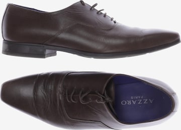 AZZARO Halbschuh 43 in Braun: Vorderseite