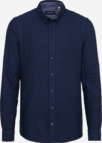 BLEND Button Up Shirt 'NAIL' in Blue: front