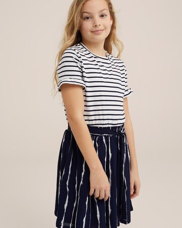 WE Fashion Kleid in Blau: Vorderseite