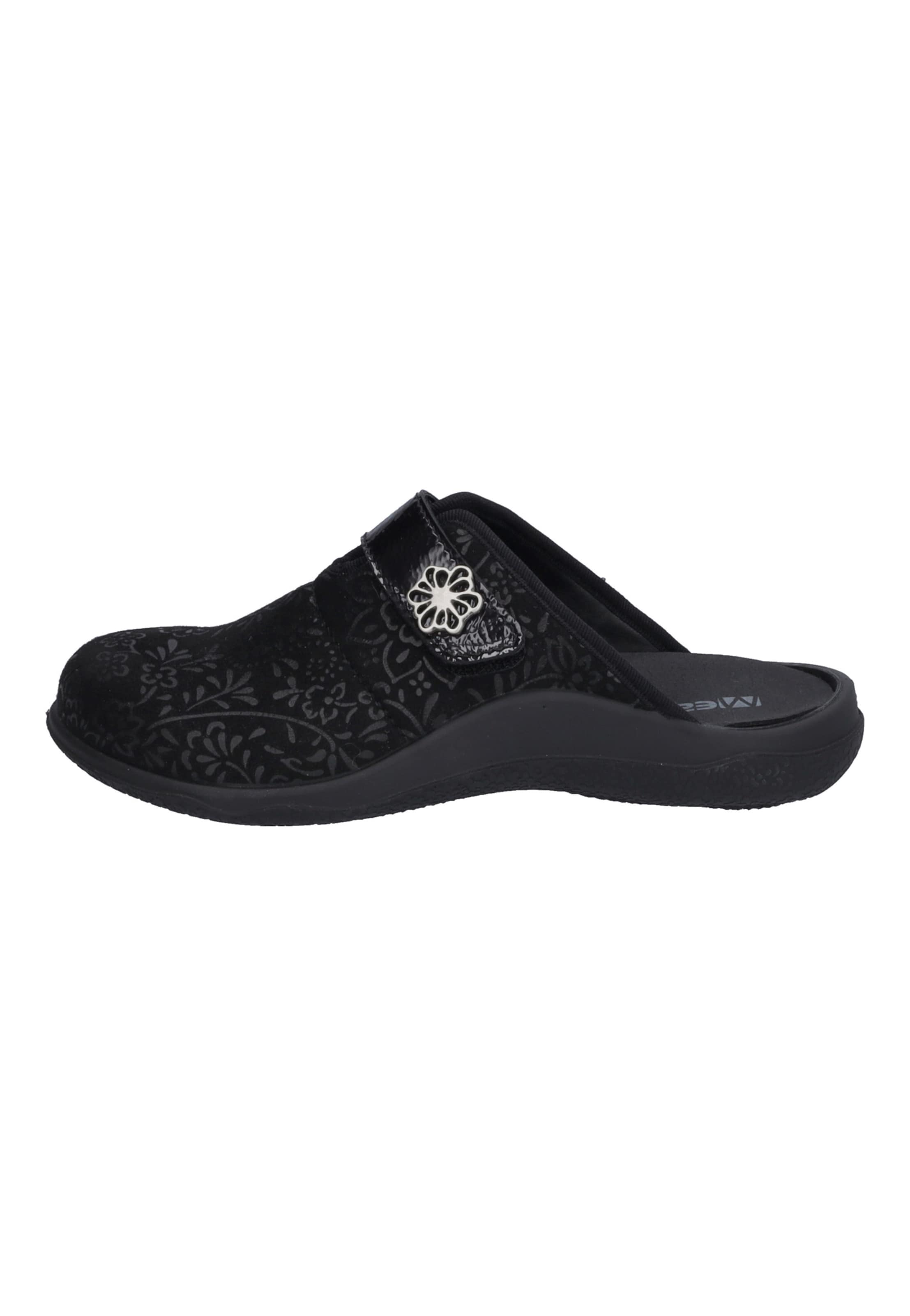 Westland Slippers 'Roubaix 01' in Black: front