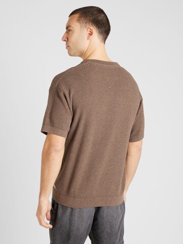 JACK & JONES Pullover 'BASTIAN' i brun