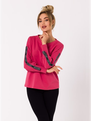 made of emotion - Sudadera en naranja: frente