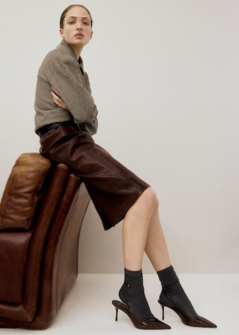 MANGO Skirt in Brown