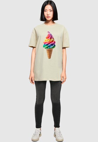 Merchcode Shirt 'Pride Scoops' in Beige