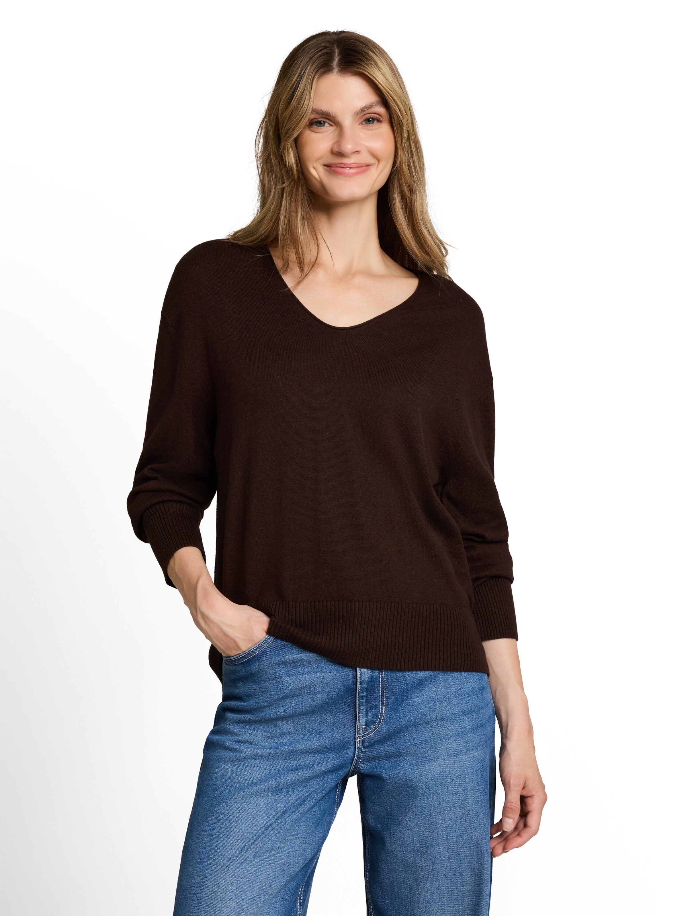 TOM TAILOR Pullover in Braun: Vorderseite