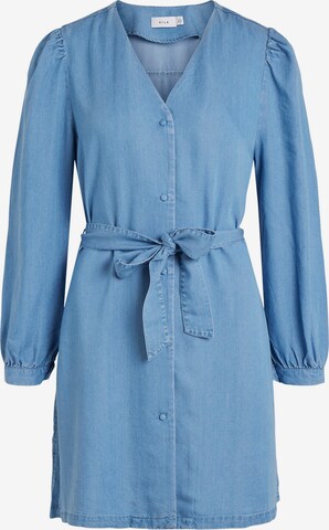VILA Sukienka koszulowa 'TINKA' w kolorze niebieski: przód