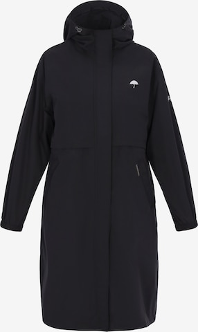 Schmuddelwedda Functionele mantel in Zwart: voorkant