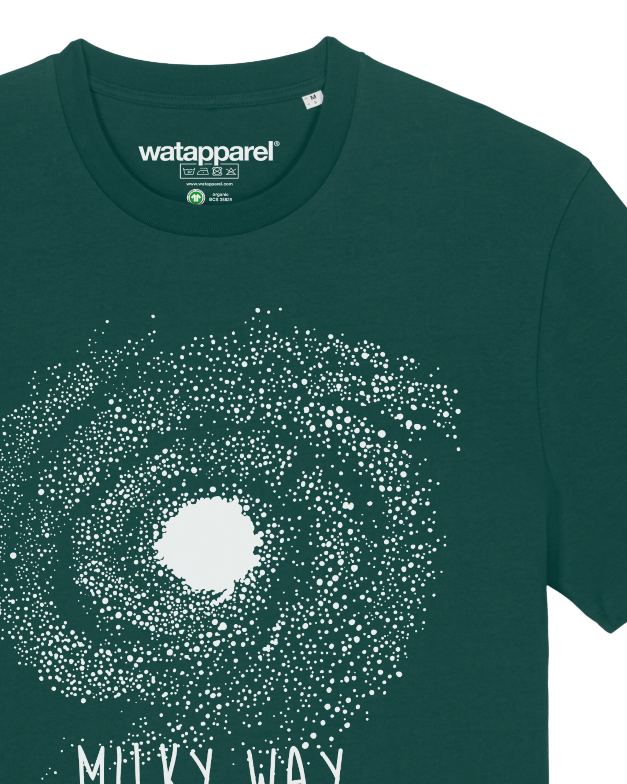 T-Shirt ' Milky way ' Watapparel en vert