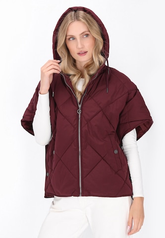 Gilet DreiMaster Maritim en rouge : devant