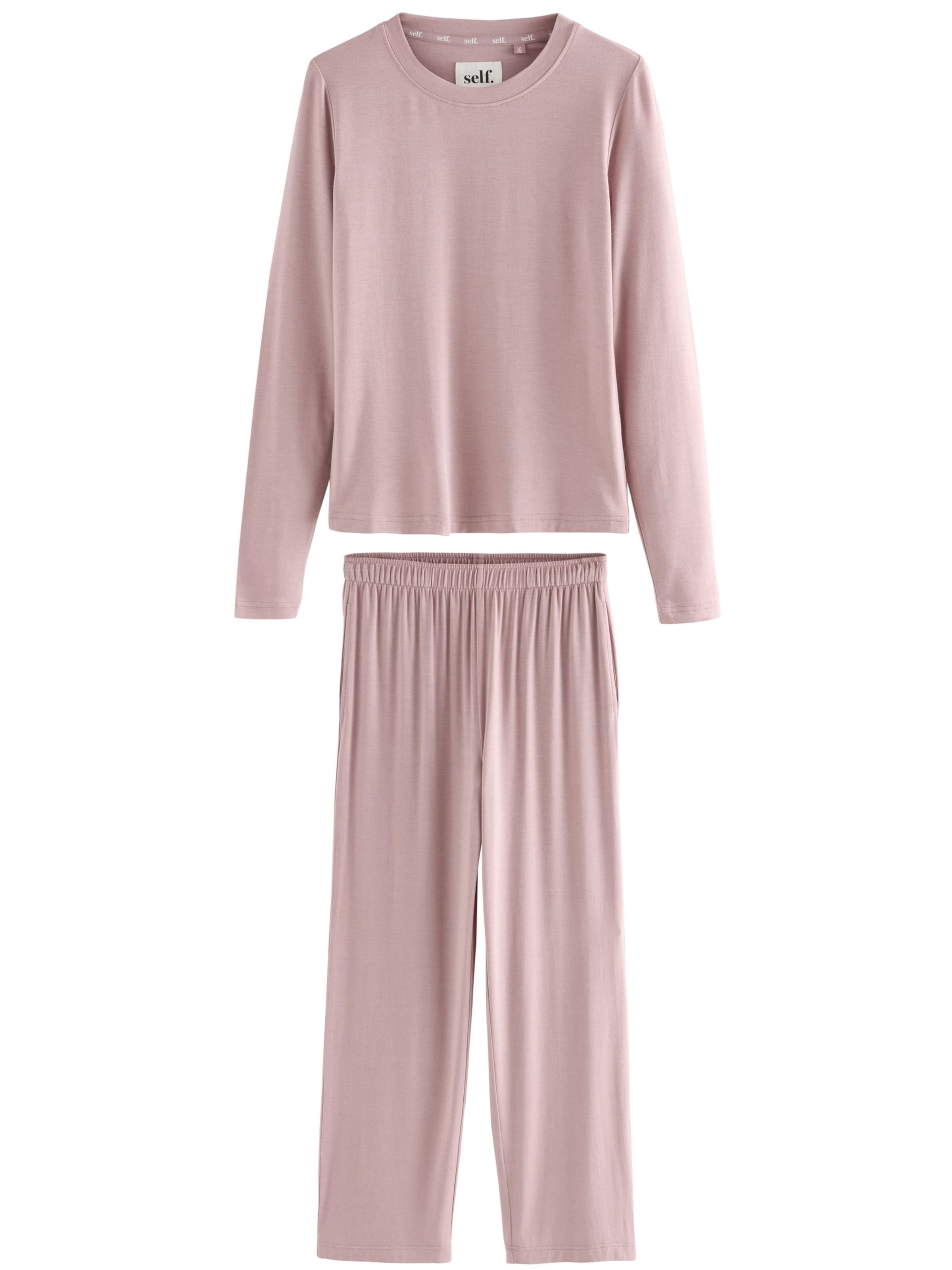 Pigiama di self. in rosa: frontale