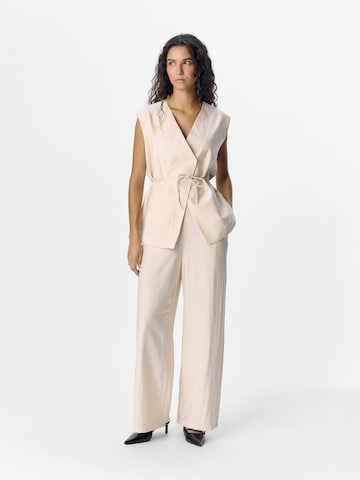 Loosefit Pantaloni di OBJECT in bianco