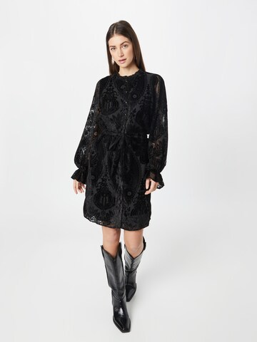 Freebird Shirt Dress 'Akkie' in Black: front