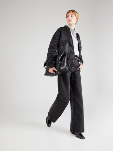 3.1 Phillip Lim Zvonové kalhoty Džíny – černá