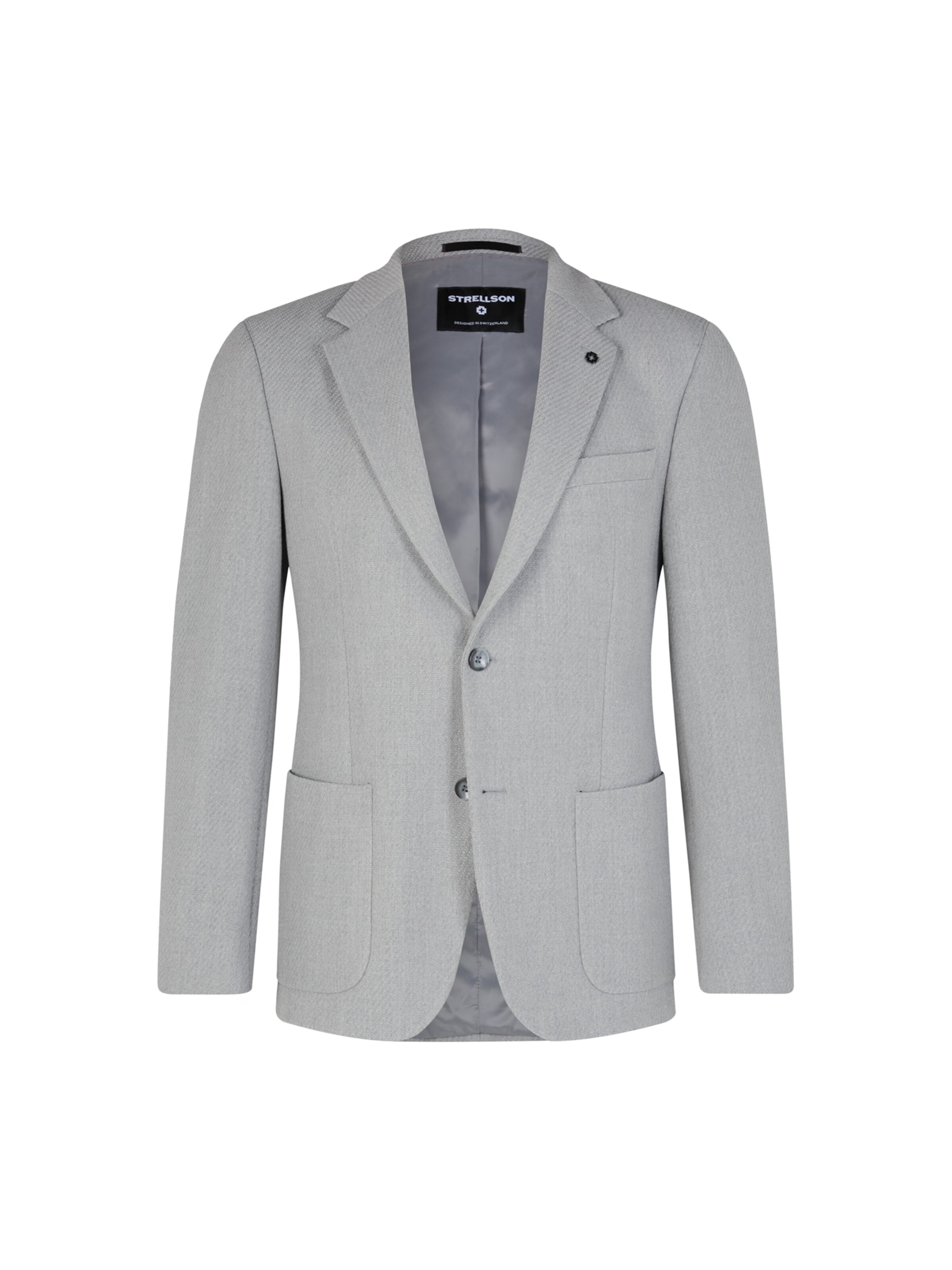 STRELLSON Slim Fit Sakko ' Arndt ' in Silber: Vorderseite